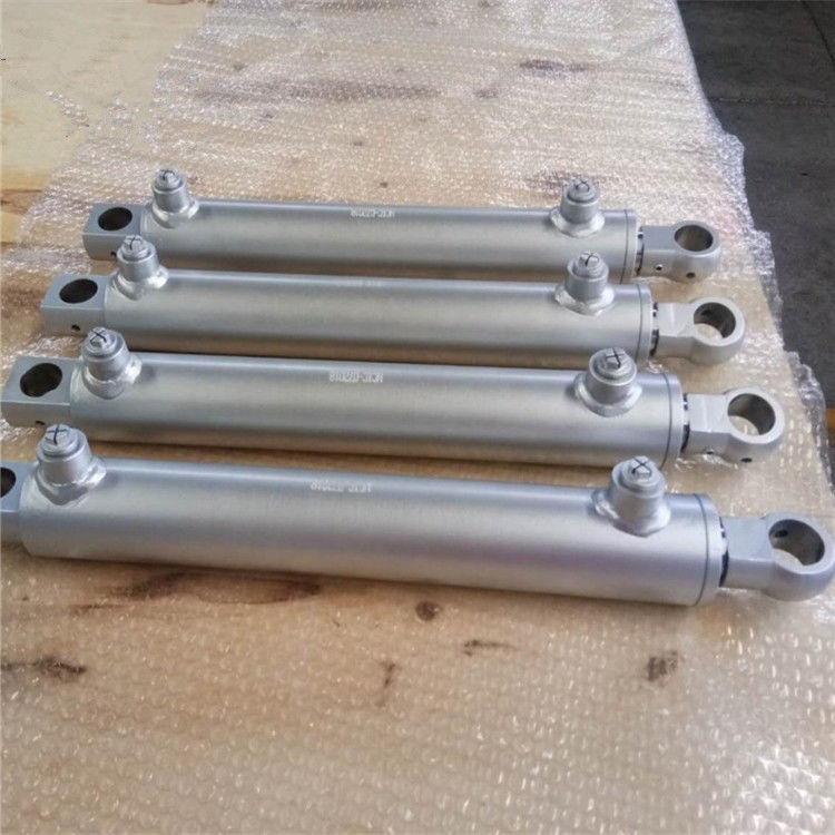 Cilindros hidráulicos de efecto simple para el material del cuerpo de acero de las prensas de los compresores