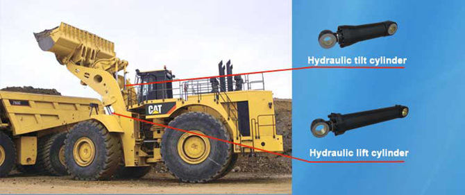 Cilindros hidráulicos de encargo amortiguados para el equipo de construcción pesado