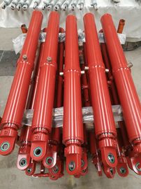 Línea redonda funcionamiento para trabajos de tipo medio de encargo 3000PSI de los cilindros hidráulicos de Rod de pistón